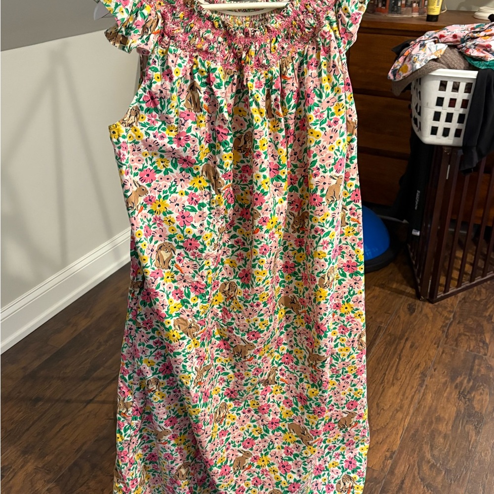Printfresh - Bunny Trail - Sweet Escape Nightgown - Spring Meadow - 2X - Picture 2 of 4